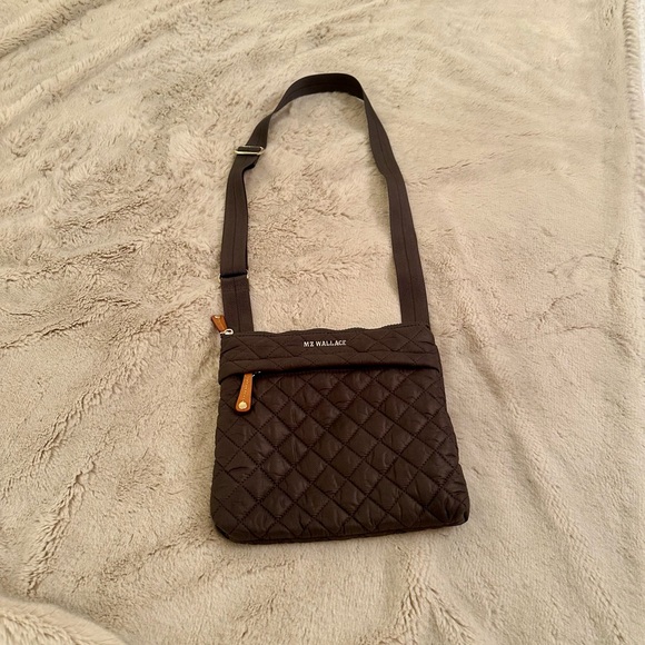MZ Wallace Gray Quilted Women's Bag - Picture 11 of 11